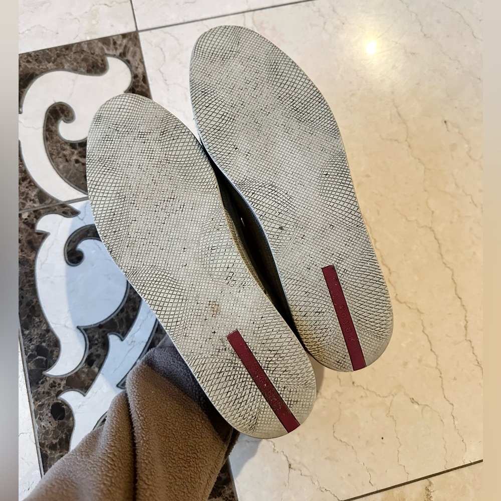 Prada Suede Pink Loafer 37 - Picture 4 of 4